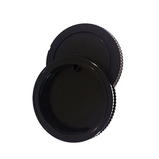 bmessi Plastic Rear Back Lens Cover Camera Front Body Cap for Sony Alpha Minolta DSLR MA Mount Camera Lens Accessories (2)