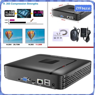 h.265 max network video recorder 4k 8mp 5mp/4mp/3mp/1080p nvr fácil remoto