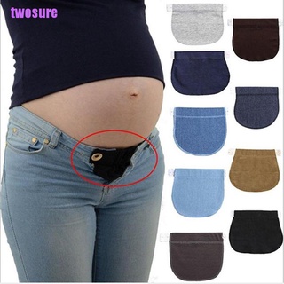 [twosure] cintura elástica ajustable para maternidad, embarazo, cinturón extensor de cintura