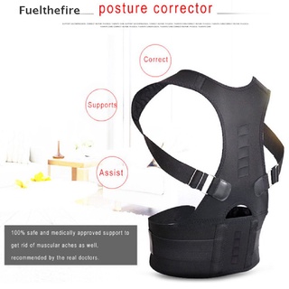 Fuelthefire Corrector de postura soporte magnético espalda hombro cinturón para hombres mujeres agradable compras (9)