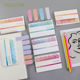 Preston portátil suministros de oficina de la escuela colorido notas adhesivas bloc de notas creativo papelería estudiante bloc de notas