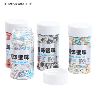 [zhongyanxi] Bolas comestibles de azúcar perla Fondant DIY pastel hornear espolvorear bola de azúcar caramelo [MY]