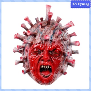 Horrible Scary Face Mask Funny Latex Cosplay Costume Halloween Party Prop
