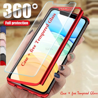 360° Cover Samsung Galaxy A51 A71 S20 Plus Ultra A10S A20S A50s A30s A50 A30 A20 A70 A60 A40 A20E +Tempered glass Case