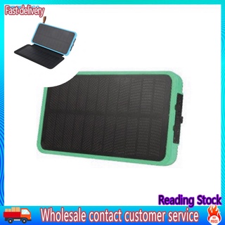 am* dual usb solar power bank 8000mah cargador de batería externa para teléfono tienda de campaña luz