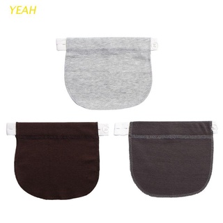 YEAH Pregnant Maternity Pants Belt Elastic Waist Extending Button Comfortable Clothes