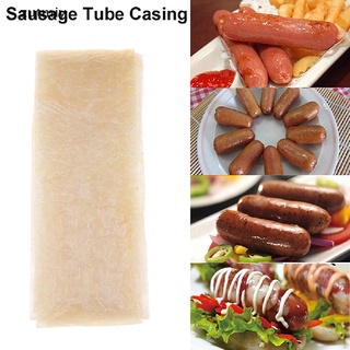 [Zutmiy] 3mX32mm Edible Sausage Packaging Tools Sausage Tube Casing for Sausage Maker RGHN