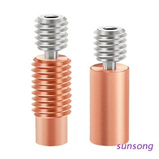 sunsong impresora 3d v6 bloque de calor rompe calor garganta bimetálica barril térmico tubo de alimentación (1)