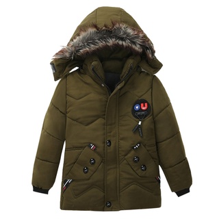 dialand _moda abrigo niños chamarra de invierno abrigo niño chamarra caliente con capucha ropa de niños