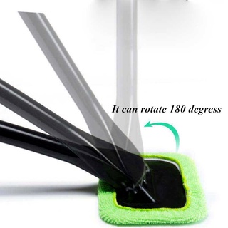 [Microfiber Long Handle Car Interior Cleaning Brush Mop] [Automobile Detailing Wash Brush Mop] [Car Cleaning Supplies] (5)