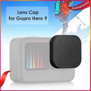 (RotatingMoment) Protector de lente de silicona suave a prueba de caídas para Gopro Hero 9 negro