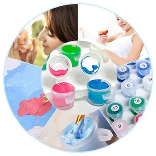 pintura de pata para adultos y niños diy kits de pintura al óleo preimprimido lienzo vista trasera (6)