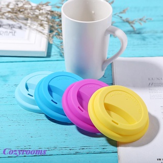（Vehicleaccessories) Thick Silicone Cup Lid Reusable Anti-dust Leakproof Insulation Cup Cover