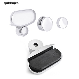 [qukk] 1pcs espejo de baño placa fija abrazadera de vidrio clip fijo espejo fijo montaje 458co