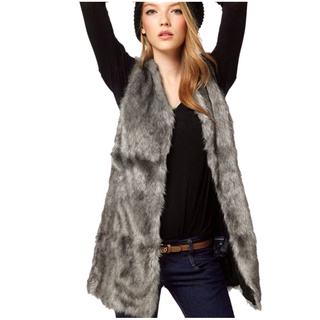 Tt2 chamarra De lana para mujer chaleco sin Mangas cuerpo invierno cálido abrigo chaleco Outwear (2)