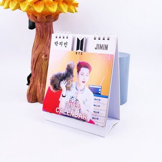 FKILL 2 Mini BTS Escritorio Calendario Fans Agenda Organizador Planificador BIACKPINK JIMIN JK Decoración Del Hogar Álbum De Fotos Moda BT21 Bangtan Boys (9)