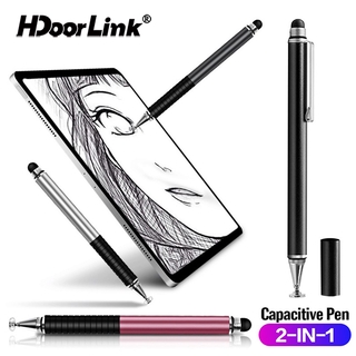 HdoorLink lápiz capacitivo Universal 2 en 1 pantalla táctil lápiz óptico Digital Para Android Iphone Ipad Smart Phone Tablet dibujo herramienta