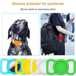 funda protectora de silicona para mascotas/soporte luminoso para rastreador/manga de anillo