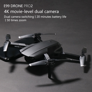 e99 pro 2 rc drone precisión punto fijo 720p cámara profesional de fotografía aérea helicóptero plegable quadcopter dron (1)