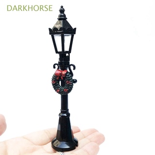 Darkhorse resina artesanía hadas jardín faro de calle luz de carretera Micro paisaje miniaturas de navidad/Multicolor