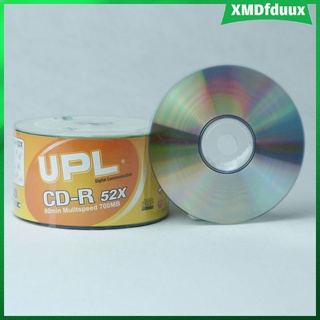 50Pcs Discos Grabables Discos CD-R Imprimibles En Blanco 700MB Para Datos Y Msica