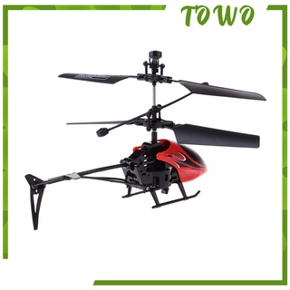 Towo 2ch 2.4ghz luces Led De control Remoto De radio Helicóptero Rc cuadricóptero dron con giroscopio interior/exteriores juguetes infantiles Para niños
