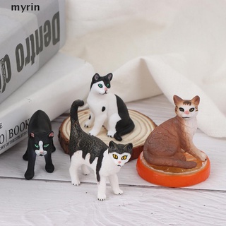 myrin figuras de gato realistas miniatura juguetes educativos animales modelo gato figuras juguetes. (1)