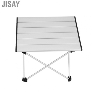 jisay mesa plegable de aleación de aluminio portátil para picnic, camping, barbacoa, escritorio para patio al aire libre