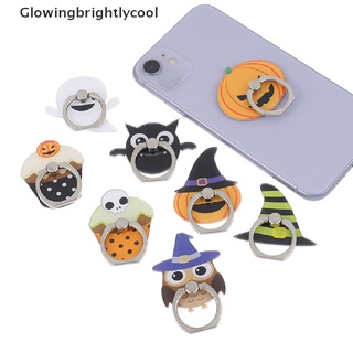 [gbc] anillo de dedo fantasma de halloween búho/soporte para teléfono móvil de 360 grados/soporte de anillo de teléfono de 360 grados/soporte de anillo de teléfono búho brillante