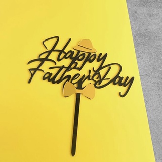 [jfn] decoración de tartas acrílicas para papá feliz día del padre decoración de tartas día del padre decoración para tartas de día del padre (3)