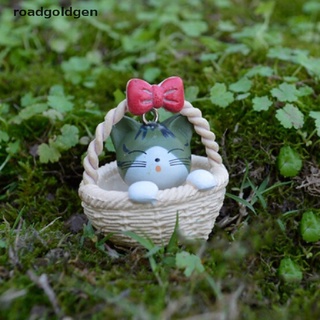 roco jardín gato adorno miniatura figura resina artesanía planta hadas casa de muñecas decoración martijn