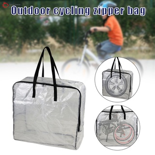 Portable Transparent Storage Bag Large Capacity Waterproof Luggage Bag for Outdoor Camping Traveling