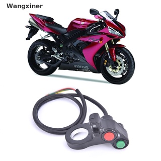 [wangxiner] 3 en 1 función manillar de motocicleta interruptor de apagado para faros de cuerno señal de giro venta caliente (8)