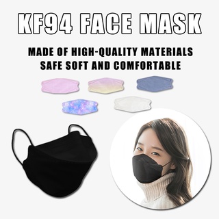 # Listo Para Enviar 50Pcs Corea KF94 Máscara Face_Shield Para Adultos , Anti-Niebla , Reutilizable , Transparente Cara_máscara Con Válvula , Cómodo XIXI