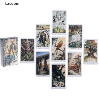 Kacoom 78 Nature Tarot Cards Deck Full English Mysterious Animal Playing Board Game CO (9)