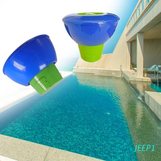 JEEP 8 pulgadas químico flotador Tablet flotante cloro dispensador de bromo piscina dispositivo de dosificación automática