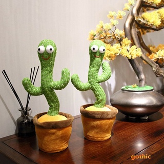 gótico divertido electrónico canto y baile cactus peluche juguetes cactus felpa gótico