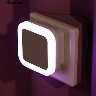 Luz LED automática de noche enchufe y ahorro de energía luz de Sensor oscuro lámpara de pared (1)