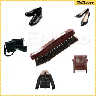 mango de madera zapatos botas de pulido cepillo de limpieza de polvo brillante cepillo herramientas (2)
