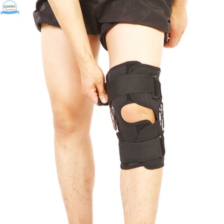 Qswba 1 par de rodilleras con correa ajustable para aliviar el dolor, Patella lateral estabilizadores para protección