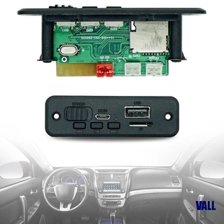 Decodificador de placa decodificadora de Mp3 Dc 6w Bluetooth 5.0 Amplificador radio Fm para coche manos libres