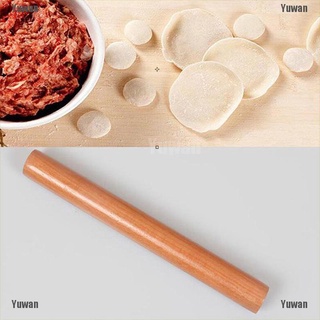 <yuwan> rodillo de madera de cocina fondant decoración de pasteles rodillo de masa herramientas para hornear