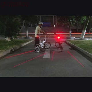 5 LED ciclismo bicicleta bicicleta Flash luz trasera trasera lámpara trasera bicicleta de carretera al aire libre seguridad lámpara de advertencia (4)