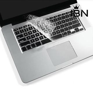 [ibn] ultrafino transparente tpu teclado cubierta protector de piel para macbook pro 11/13/15/17 pulgadas