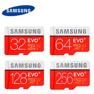 Samsung EVO Plus U3 256GB 128GB 64GB 32GB 16GB CL10 Micro SD Tarjeta De Memoria