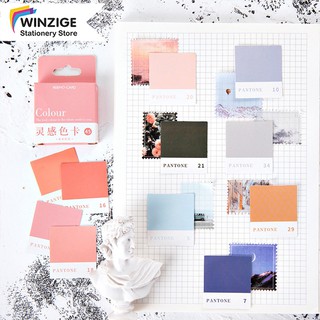Winzige 45Pcs colorido pegatinas caja estética pegatina decoración Scrapbooking BUJO planificador papelería