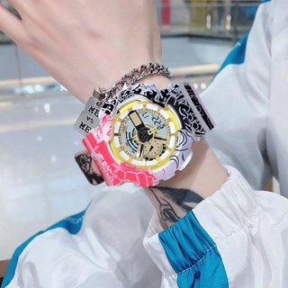 Anime One Piece Reloj digital de marca compartida Multifunción impermeable luminosa para hombres y mujeres (3)