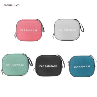 ETE2 Hard Protective Shell Earphone Pad Cover Skin Storage Bag Carrying Case Sleeve Handbag for AirPods Max Ear Pad