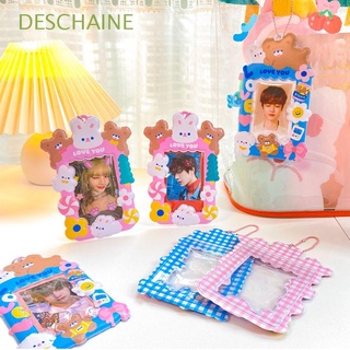 DESCHAINE Childhood Bus Card Protective Cover Cartoon Bank Card Card Holder Gift Star Photo Bear Stationery Student Bunny Meal Card/Multicolor
