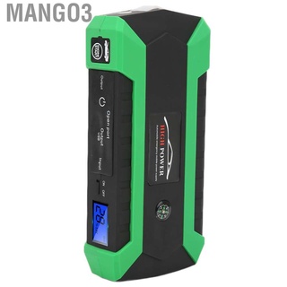 mango3 portátil al aire libre arrancador de coche luz led digital pantalla de alimentación 12v 4‐usb